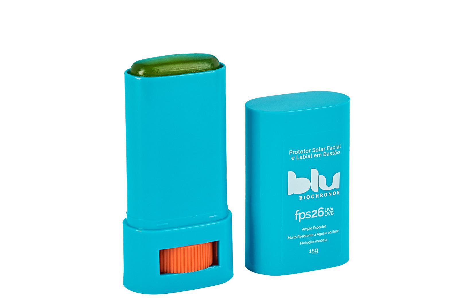 Miniatura Protetor Solar Incolor E Vegano Em Bastão - Blu Biochronos