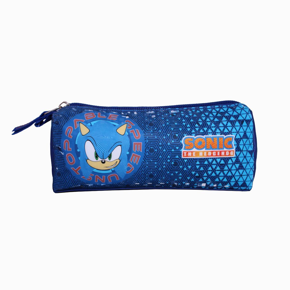 Miniatura Mochila Sonic The Hedgehog - Rodinhas, Alças de Costas, 18L