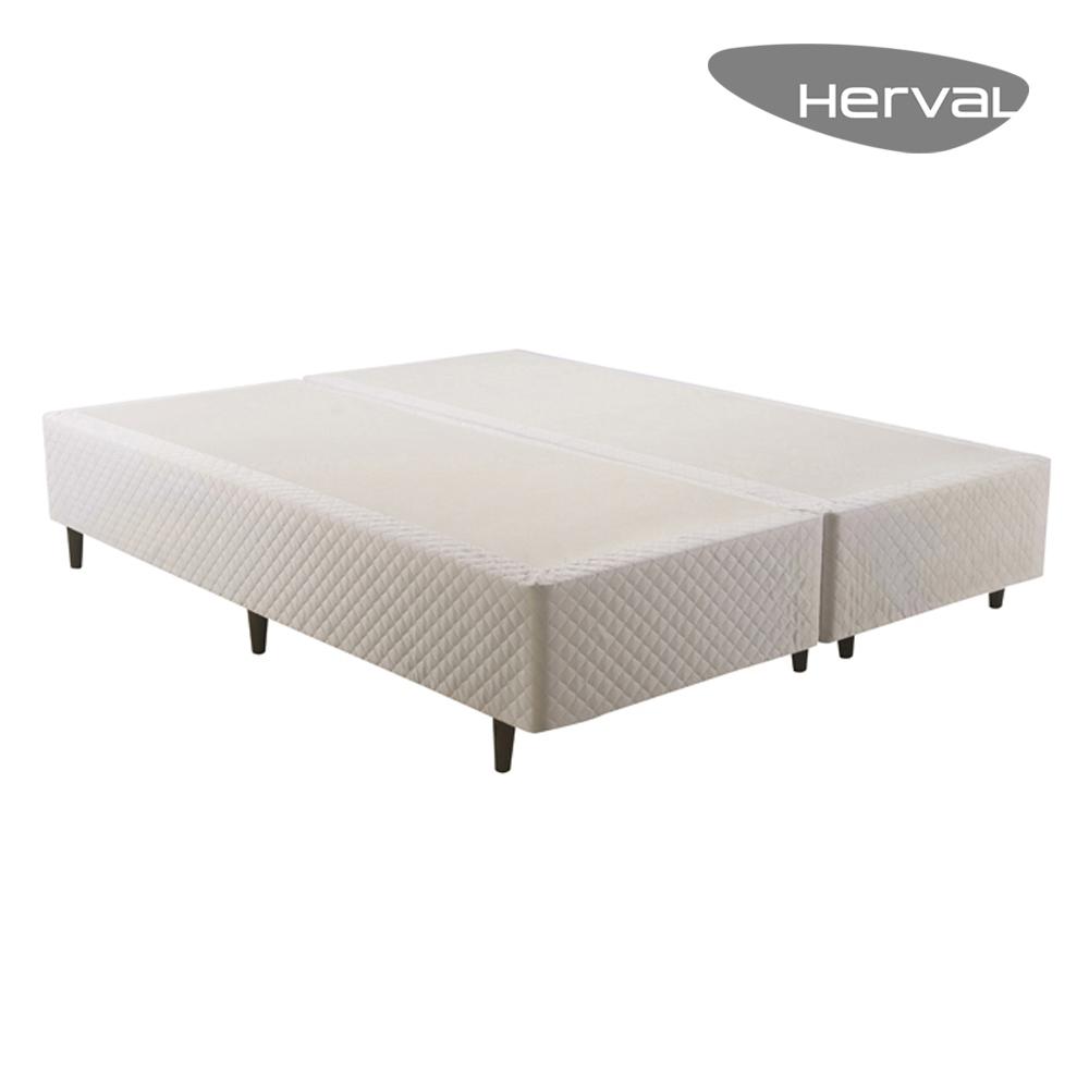 Miniatura Base Cama Box Herval Queen Idea, 39x158x198 cm, Branco