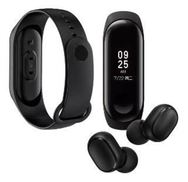 Miniatura Inativado - Kit Fone Airdots Earbuds + Relógio Xiaomi Mi Band 4