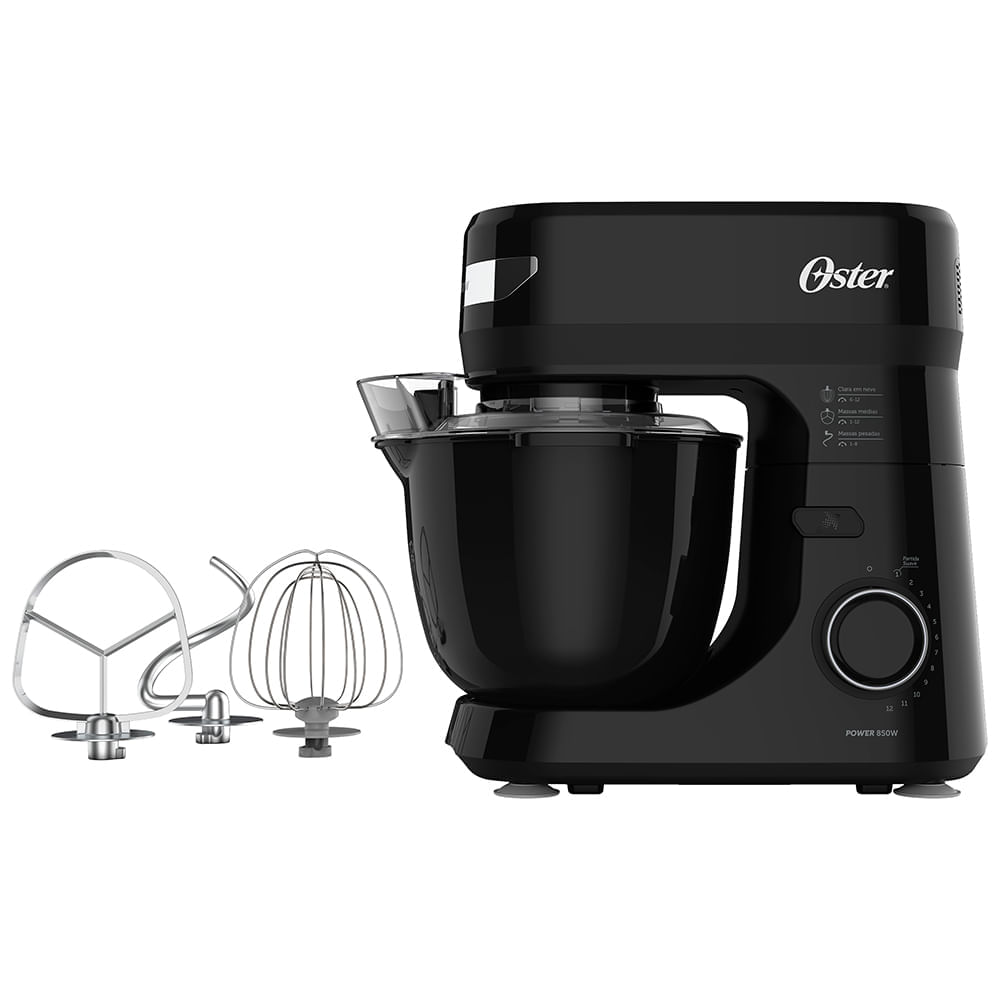 Miniatura Batedeira Planetária Oster 12 Velocidades 03 Batedores - Oster 110
