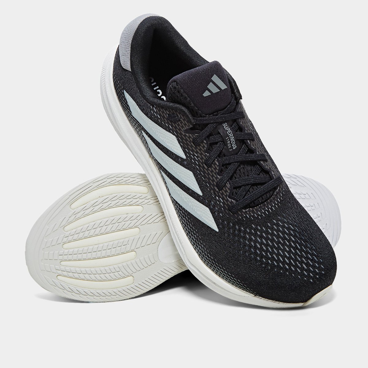 Miniatura Tênis Adidas Supernova Stride 2 Masculino Chumbo+Cinza - 39