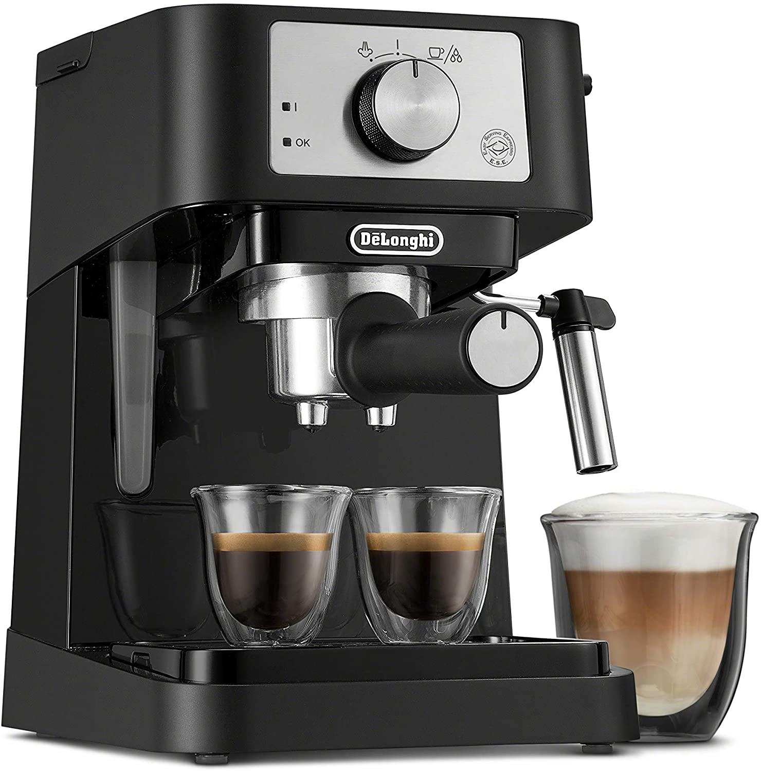Miniatura DeLonghi Stilosa EC260BK Máquina de Café Expresso R eservatório 2L 15 Bar de Pressão 110V Preta