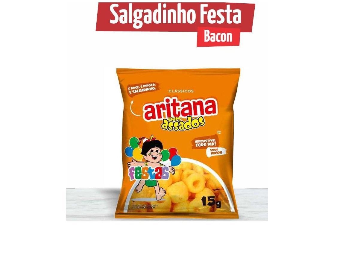 Miniatura Mini Salgadinho Chips Aritana 15G Para Festa - 125 Unidades
