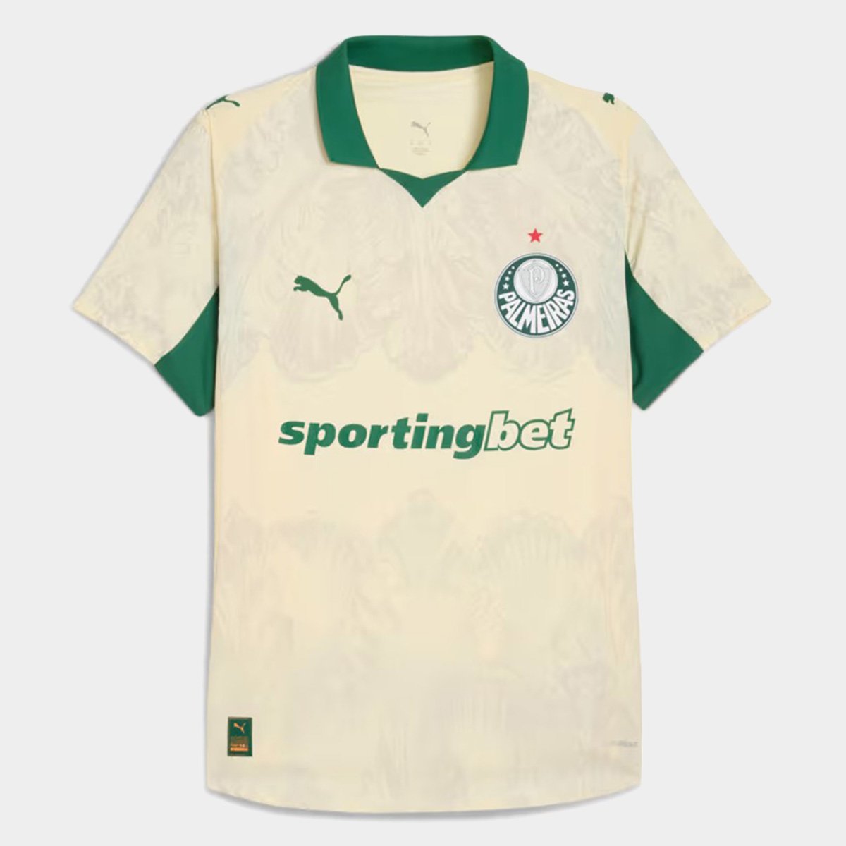 Miniatura Camisa Palmeiras KidSuper Jogador Puma Masculina Off White - EP