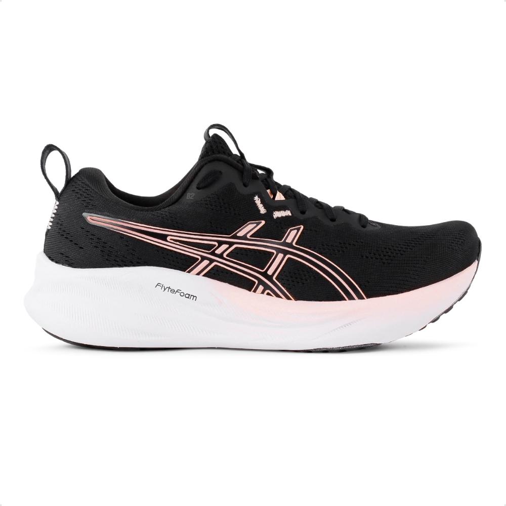 Miniatura Tênis Asics Gel-Pulse 16 SE Feminino Preto / Rosa - 34