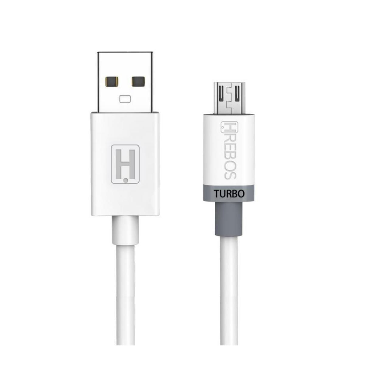 Kit 2 Cabo Carregador Turbo Micro Usb V8 Celular 1,2M Dados