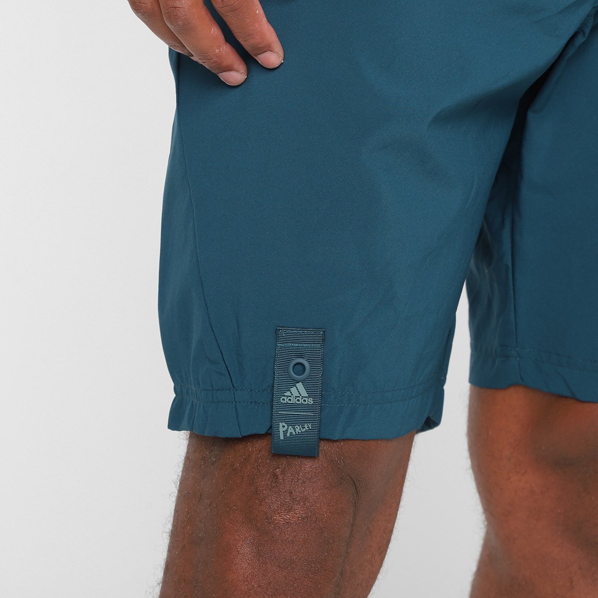 Miniatura Short Adidas Natação Parley Masculino Marrom - 30