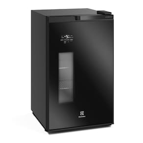 Miniatura Cervejeira Home Bar Electrolux EB100 Frost Free 100L Porta de Vidro Preta 110V
