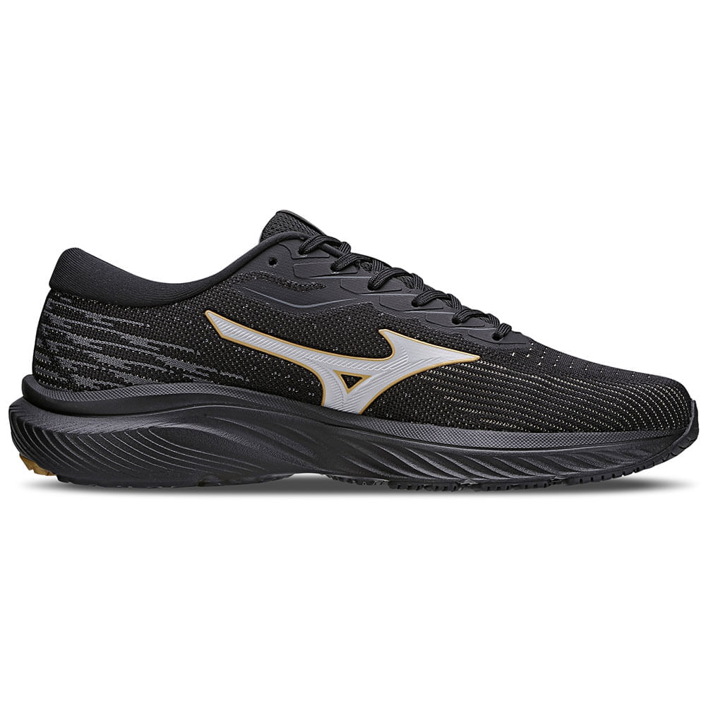 Miniatura Tênis de Corrida Masculino Mizuno Goya Preto - 38