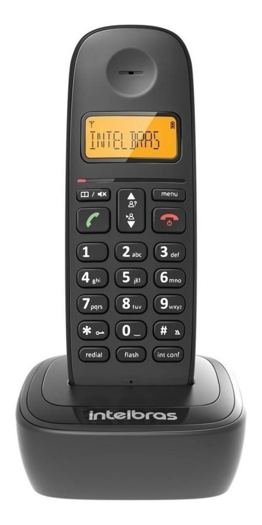 Miniatura Telefone Sem Fio Intelbras Ts 2510 Preto