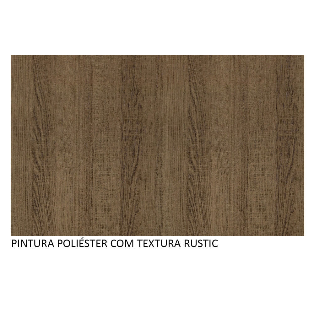 Kit 4 Cadeiras 4290 Madesa Rustic/Preto Cor:Rustic/Preto