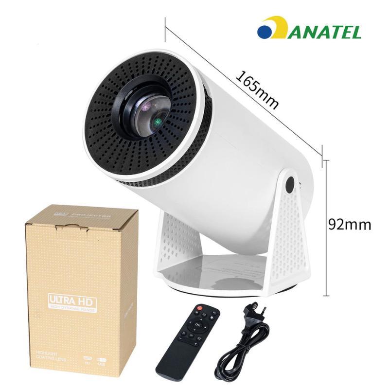 Projetor Smart Hy300 Mini Projetor Suporta 4K Portátil