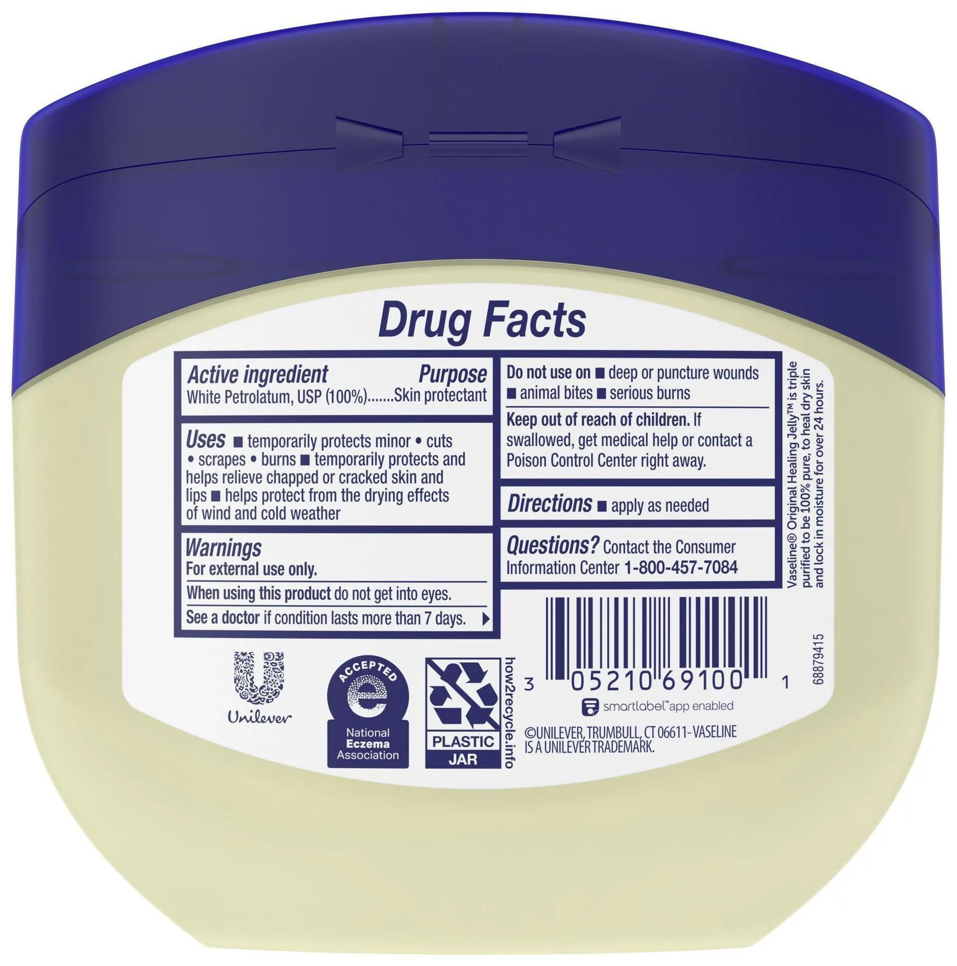 Kit Vaseline Healing Jelly Skin 368G + Bálsamo Em Bastão 40G