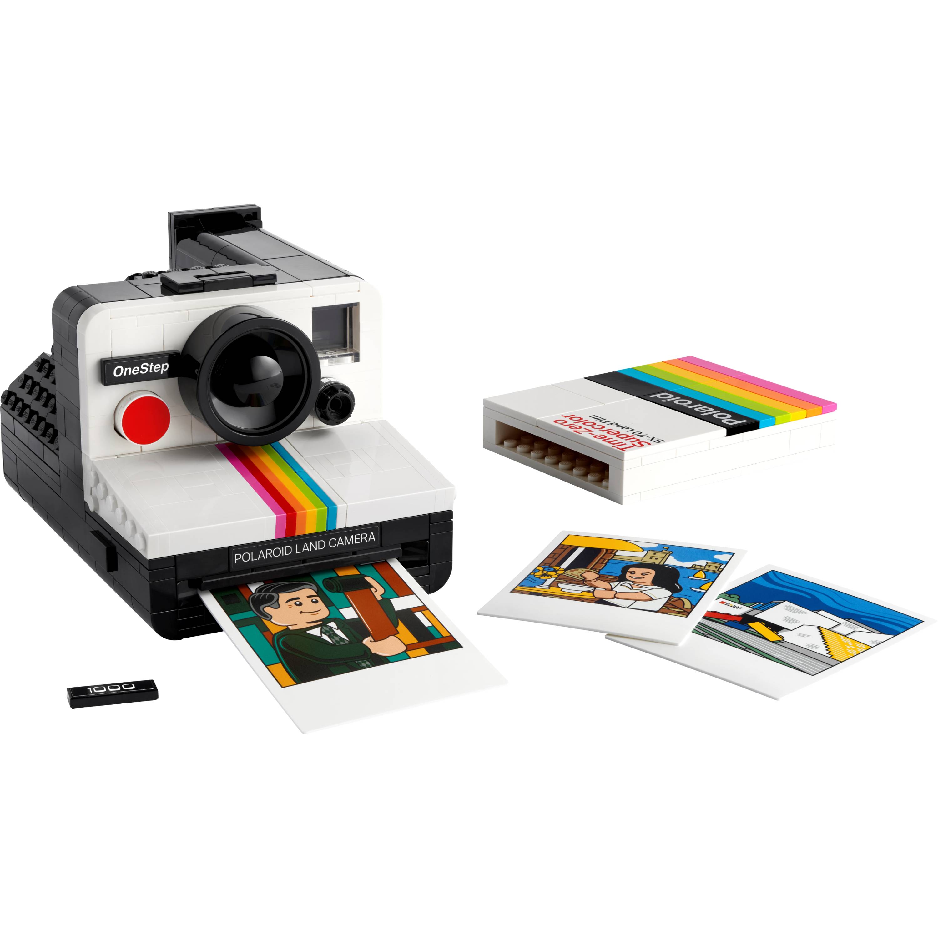 Miniatura LEGO Ideas - Câmera Polaroid OneStep SX-70