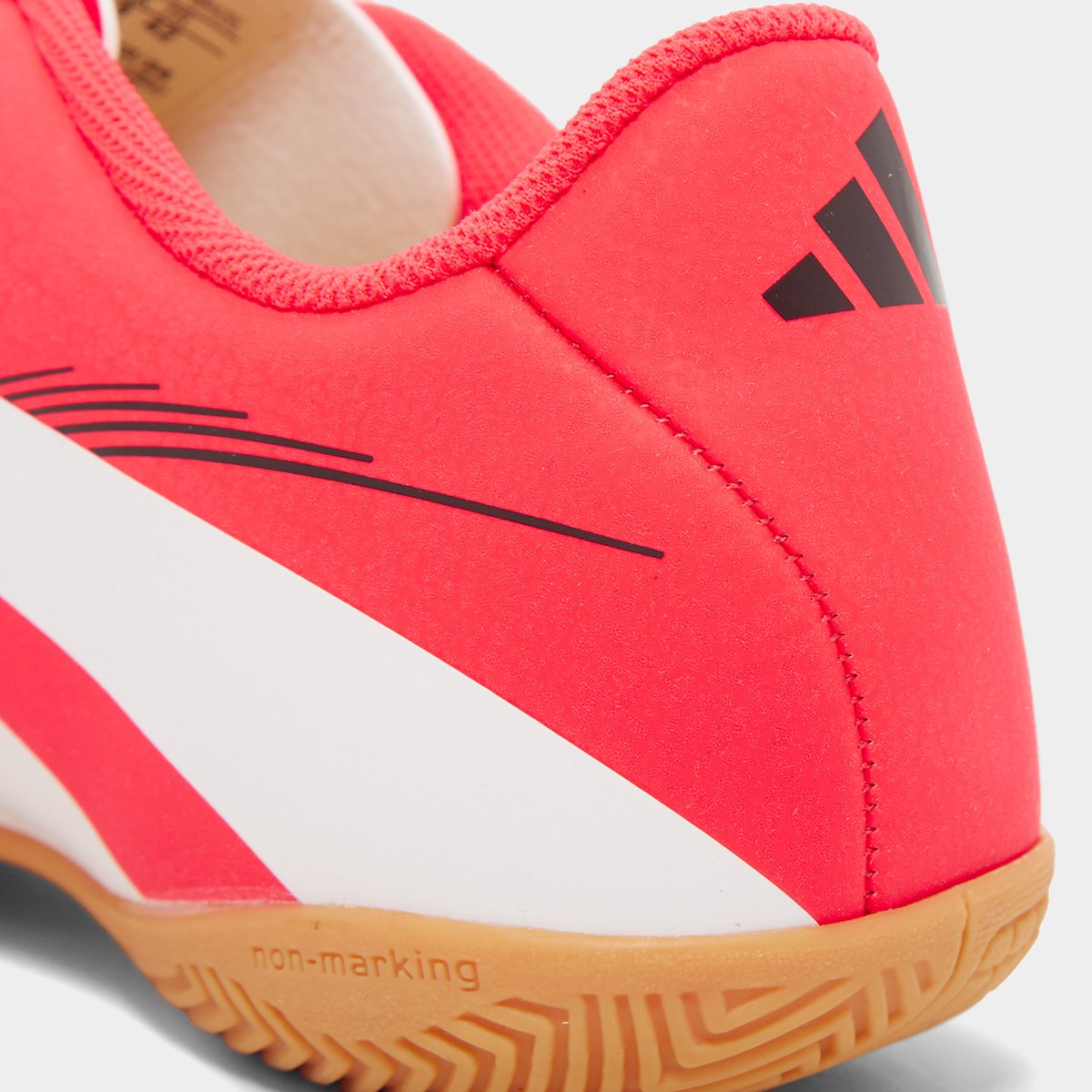 Chuteira Futsal Adidas Predator Artilheira 25 Unissex Vermelho+Branco - 37