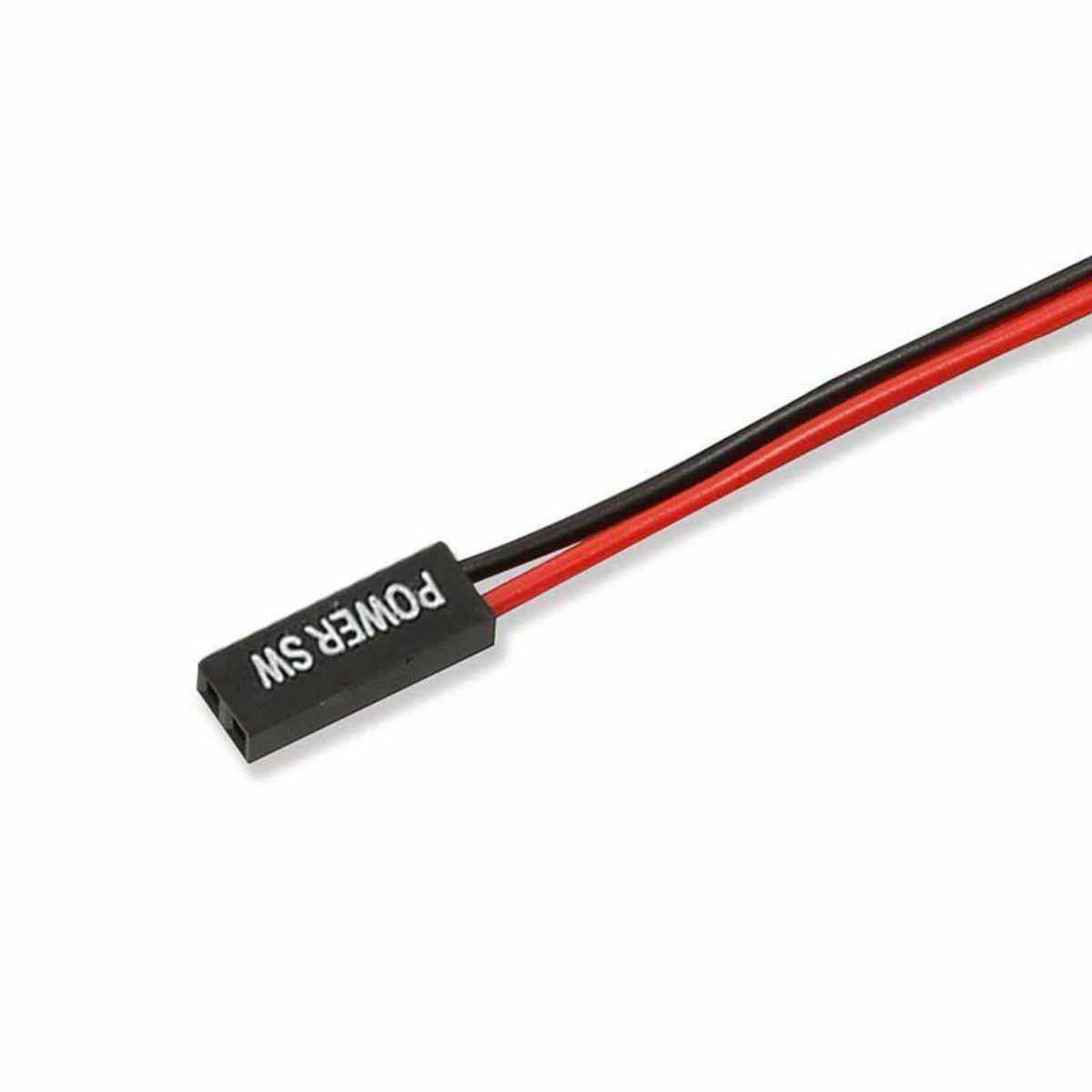 Miniatura Botão Power Sw Reset On Off Interruptor Ligar Gabinete Pc