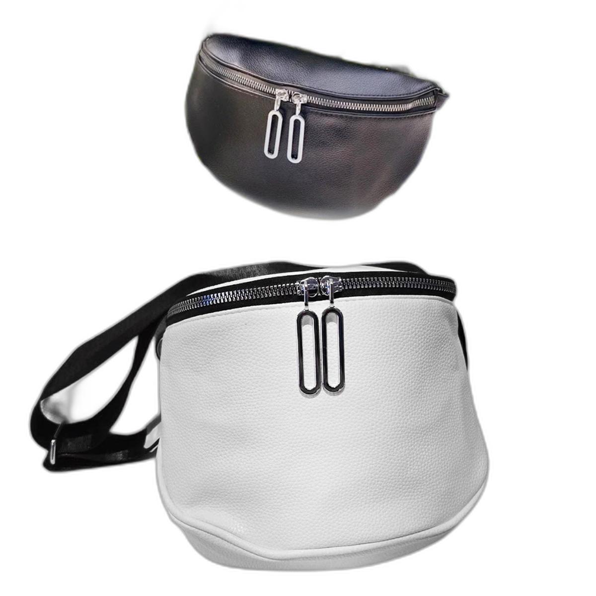 Miniatura Bolsa Transversal Pochete Casual Alça Ajustável Lisa