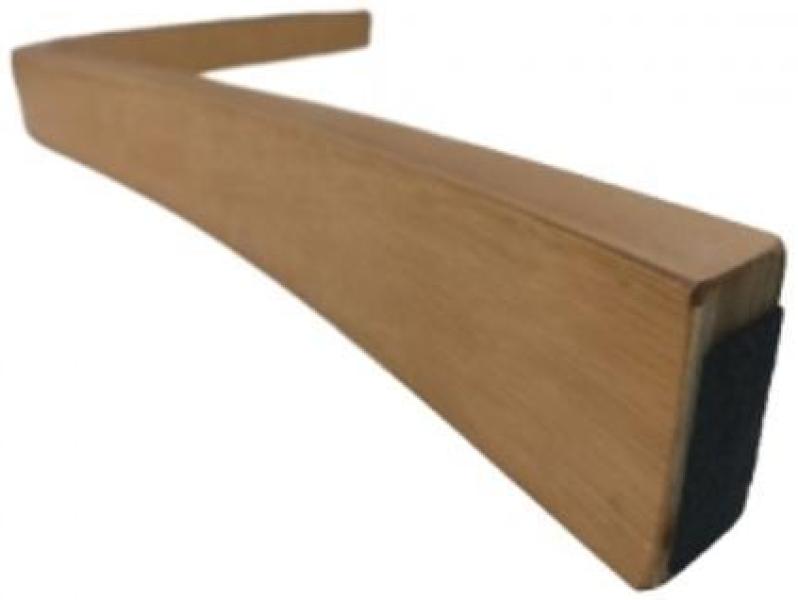 Miniatura Kit Par De Braços Para Poltrona Com Bucha Mdf Laminado Mel