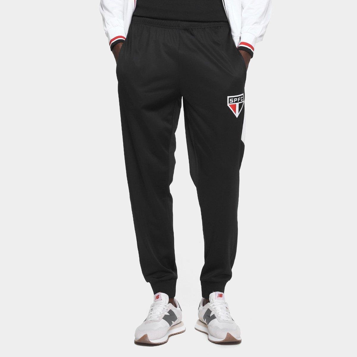 Miniatura Agasalho São Paulo Trilobal Tricolor SPR Masculino Branco+Vermelho - EGG