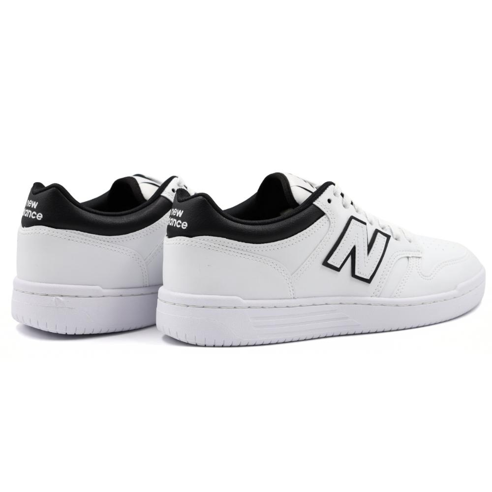 Miniatura Tênis New Balance 480 Low Masculino BRANCO/PRETO - 34