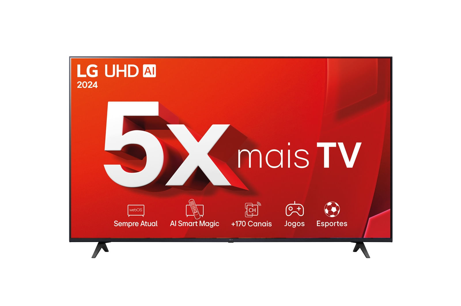 Miniatura Smart TV LG UHD 4K UT80 50 polegadas 50UT8050