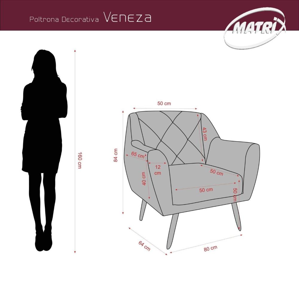 Miniatura Poltrona Veneza Capuccino