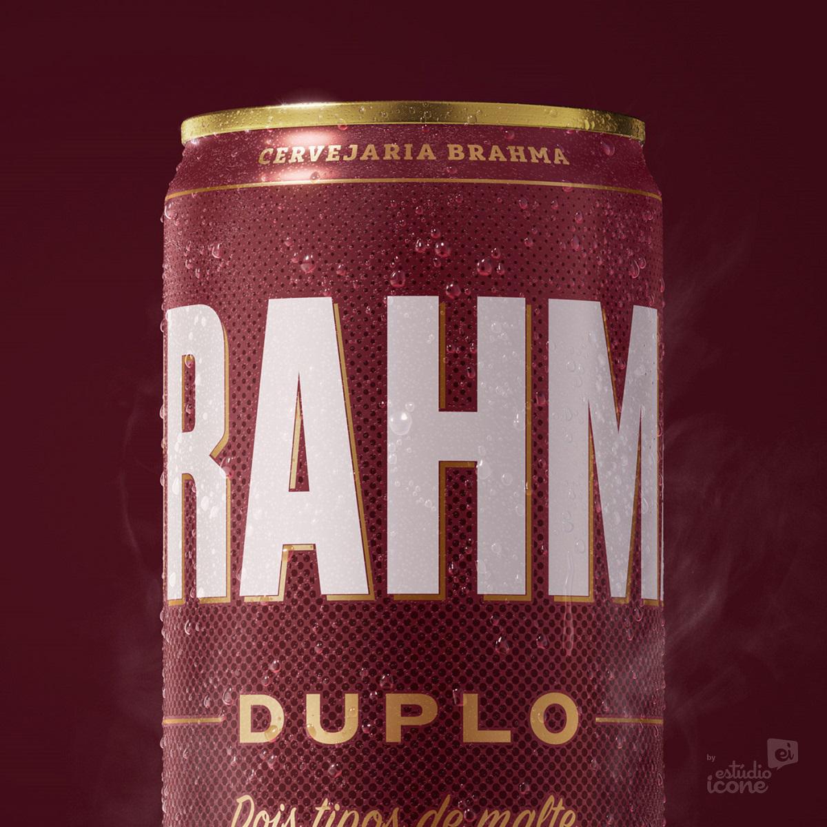 Miniatura Brahma Duplo Malte Cerveja 350Ml 12 Latas