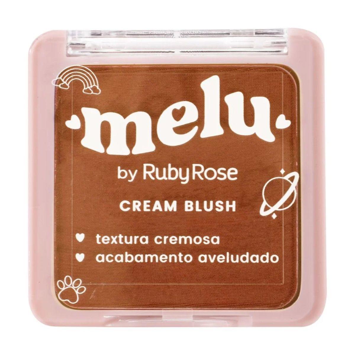Miniatura Cream Blush Cookie Melu Ruby Rose Textura Cremosa Aveludado