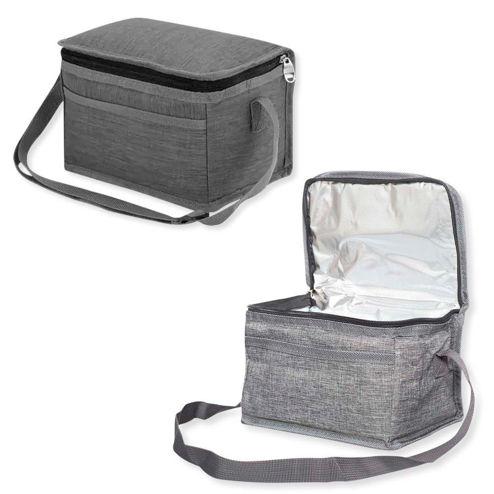Miniatura Bolsa Térmica Porta Marmita 4L Cinza | Conserva Refeições