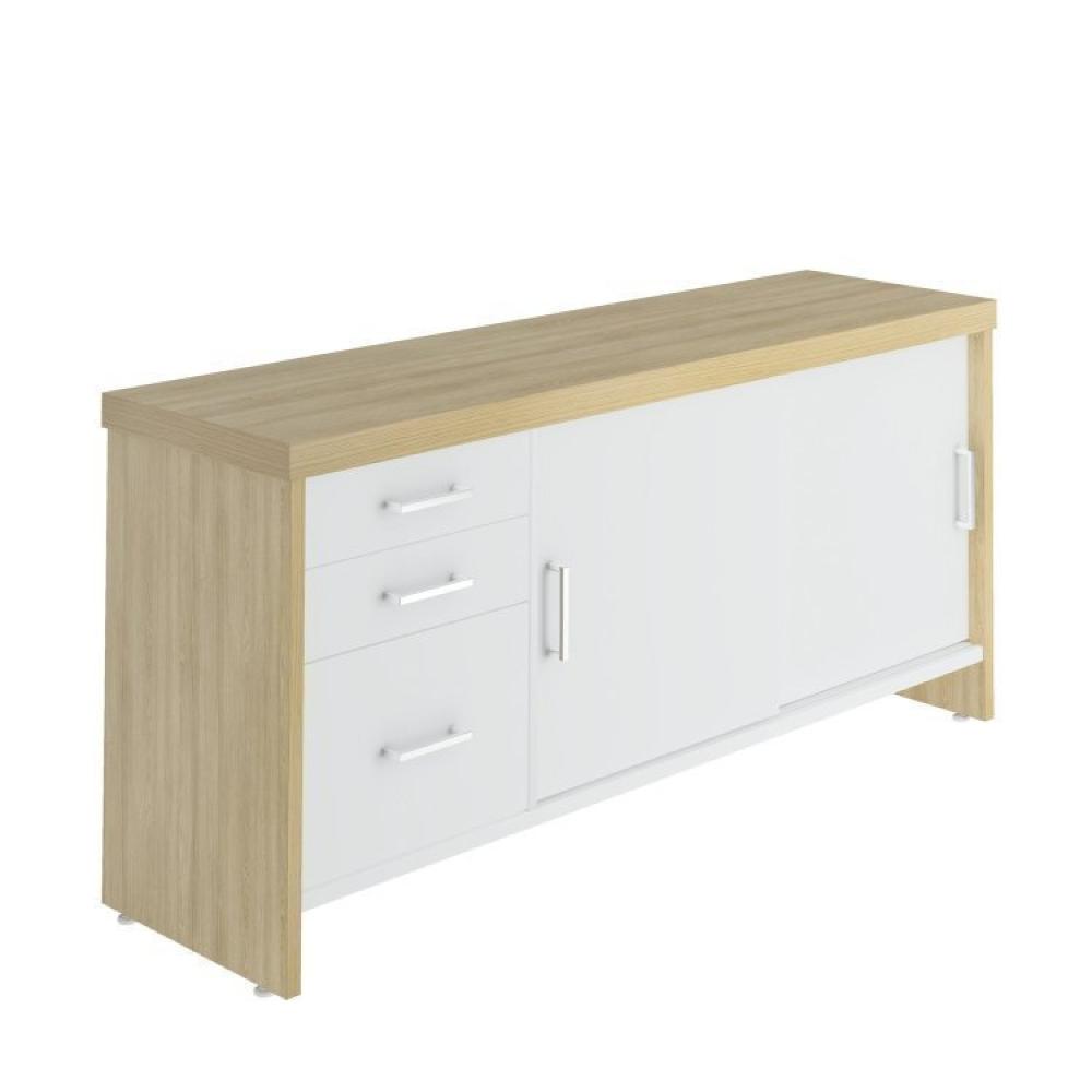 Conjunto Consultório de Psicologia e Terapia 2 Peças Mesa Diretor em L com Balcão Artany Carvalho