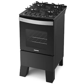 Miniatura Fogão Itatiaia 4 Bocas Itaglass Plus com Mesa de Vidro e Acendimento Automático - Preto