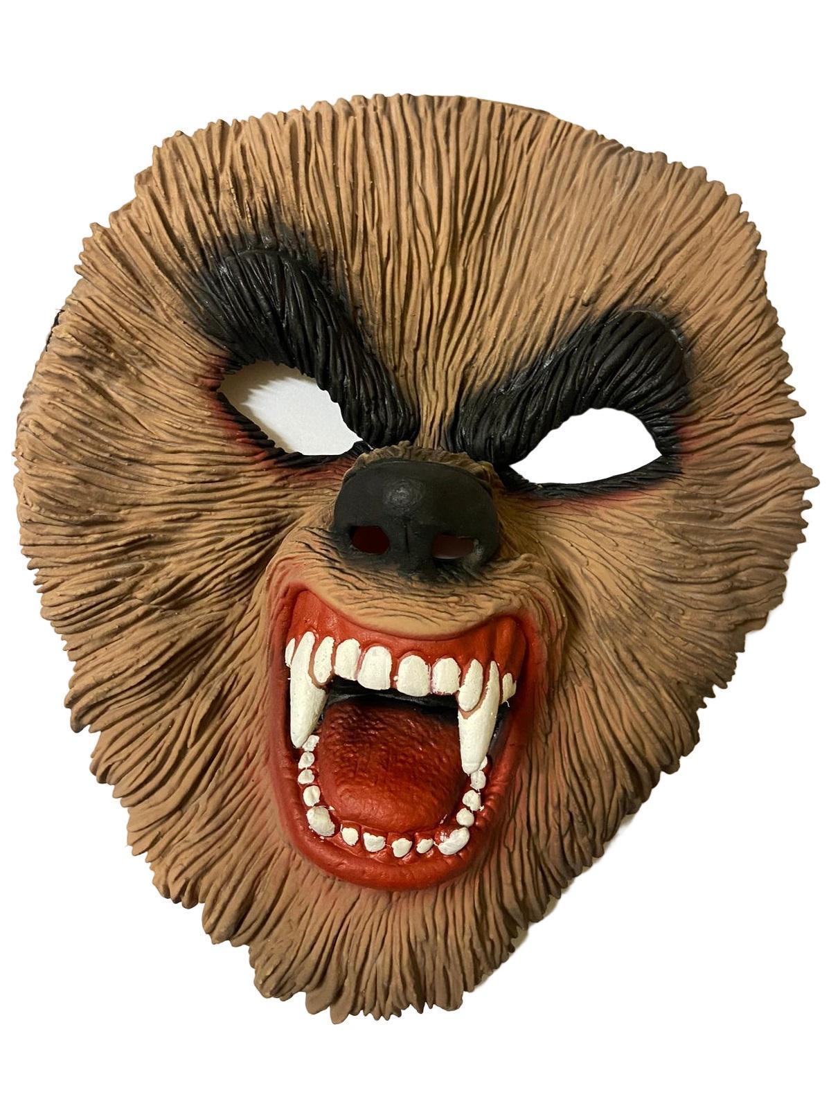 Miniatura Fantasia Máscara Lobisomem Lobo Raivoso Terror