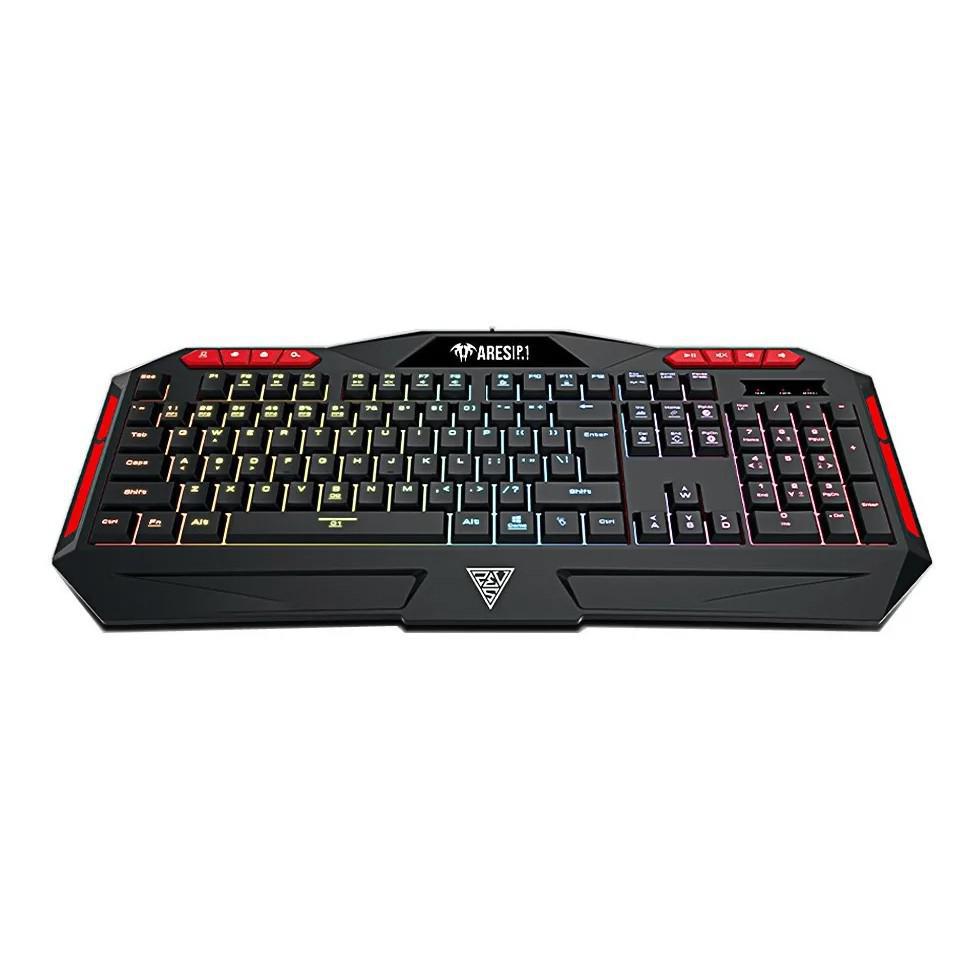 Miniatura Teclado Mecânico Gamer Usb Gamdias Multimídia Rgb Preto