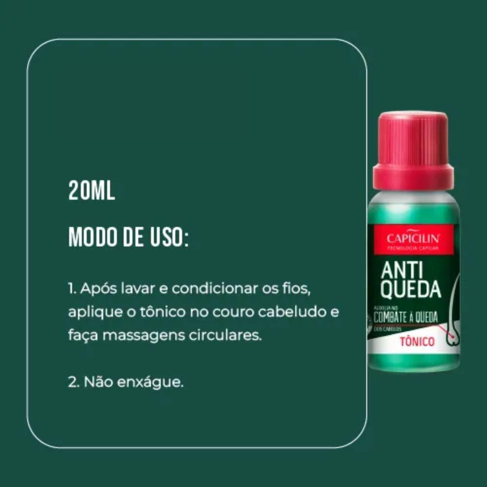 Miniatura Tônico Capilar Antiqueda Capicilin 20 Ml