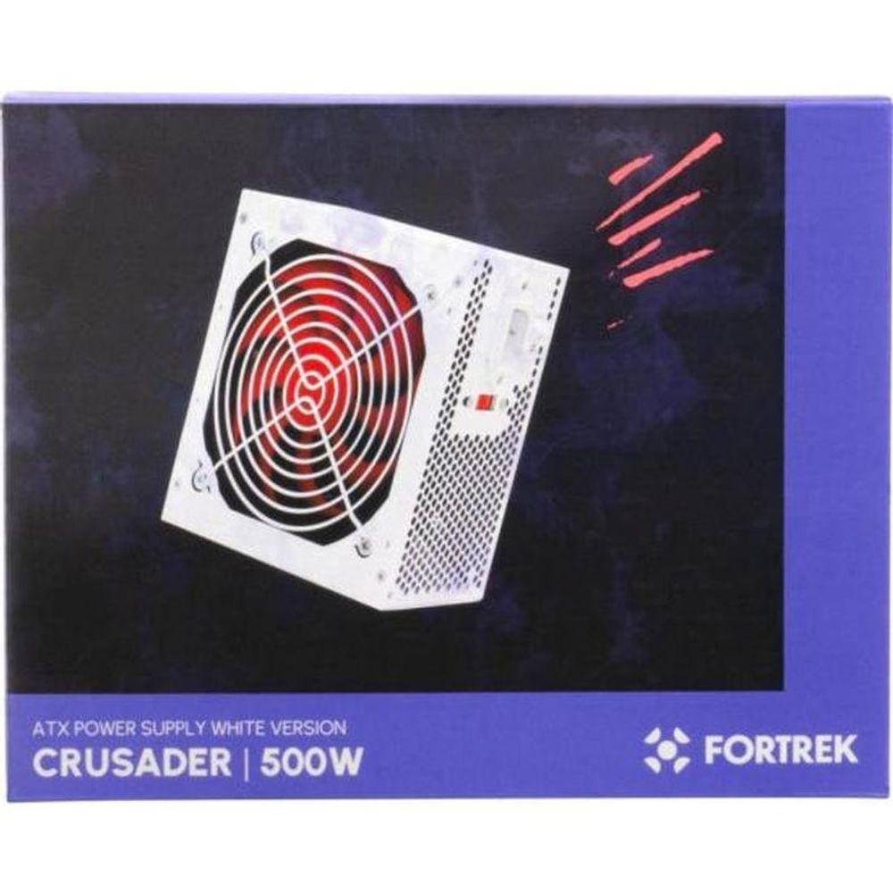Fonte Gamer Atx Fortrek Crusader 500w Branca
