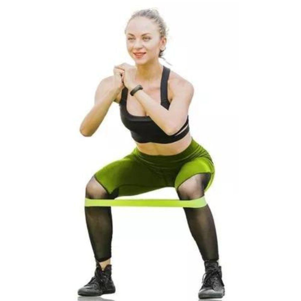 Miniatura Cinto Para Exercicios Fisicos Kit Com 5 Elasticos