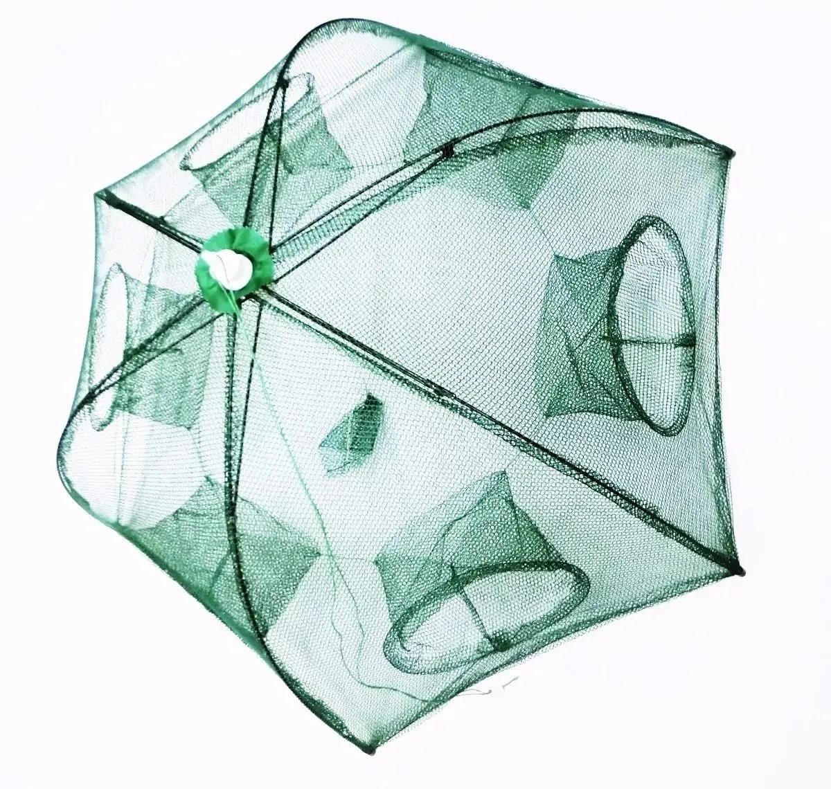 Miniatura Armadilha Covo Peixe Isca Lambaris Camarões 90X90Cm 69 - VERDE - 90 - 2,76 - Nylon