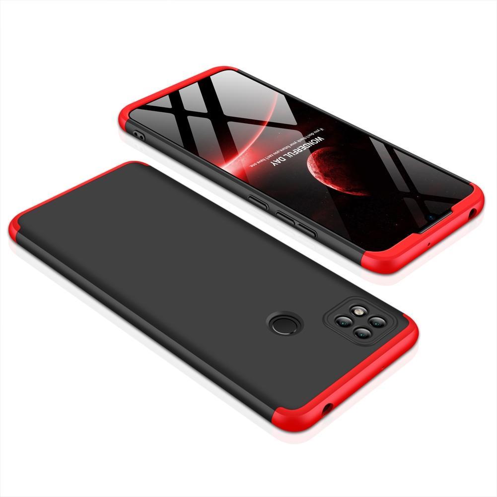 Miniatura Capa Capinha 360 Fosca Para Redmi 10A - Preta Com Vermelho