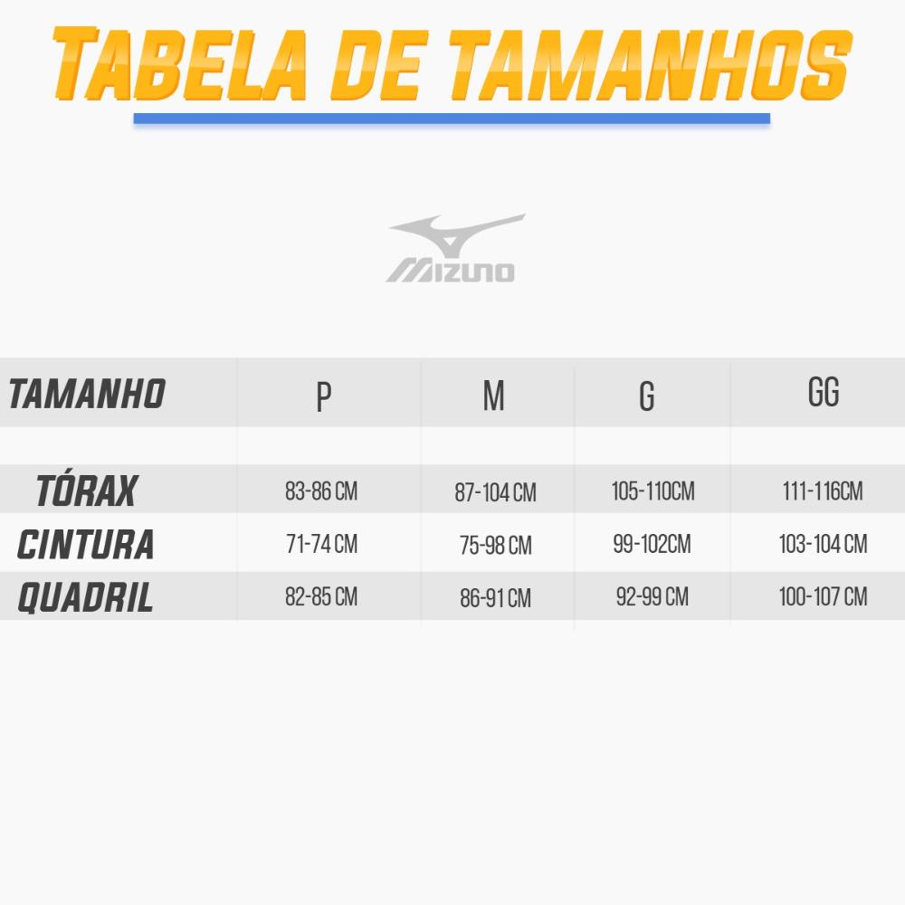 Miniatura Bermuda Mizuno Big Logo Masculina Azul Marinho - P
