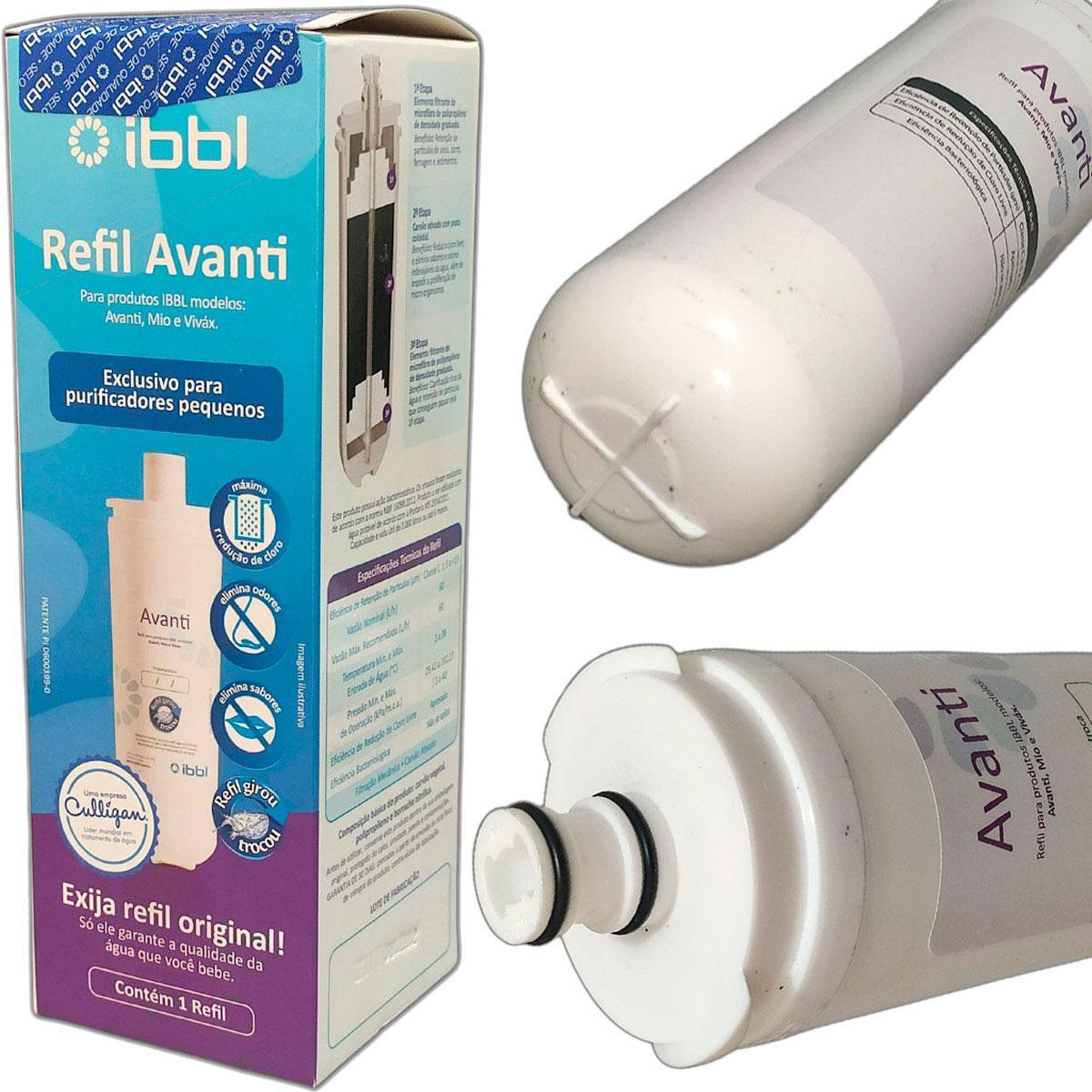Miniatura Kit 2 Refil Filtro Ibbl Avanti Mio Vivax Purificador Àgua