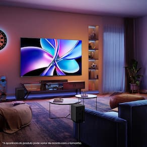 Smart TV 100” Hisense 100Q7QG QLED 4K com HDR10+ Dolby Vision Game Mode controle por voz Alexa AirPlay TV 100" HISENSE UHD 4K MINI LED 100Q7QG 100Q70QUA