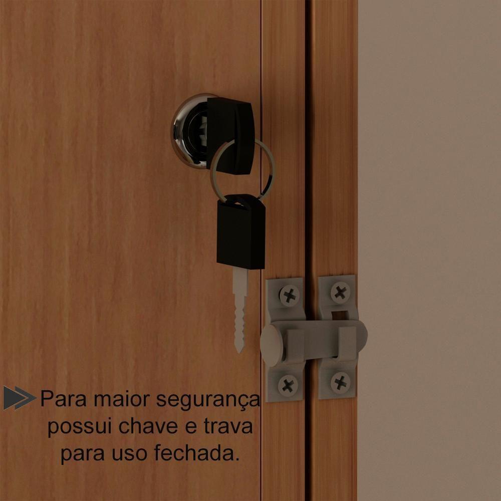 Cama Retratil De Parede Casal Cm8016 Amendoa