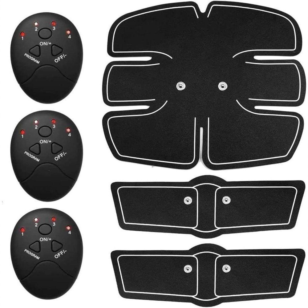 Miniatura Estimulador Muscular Feminino Barriga Tanquinho Ems Emagrecimento Aparelho Abdominal 3 Em 1