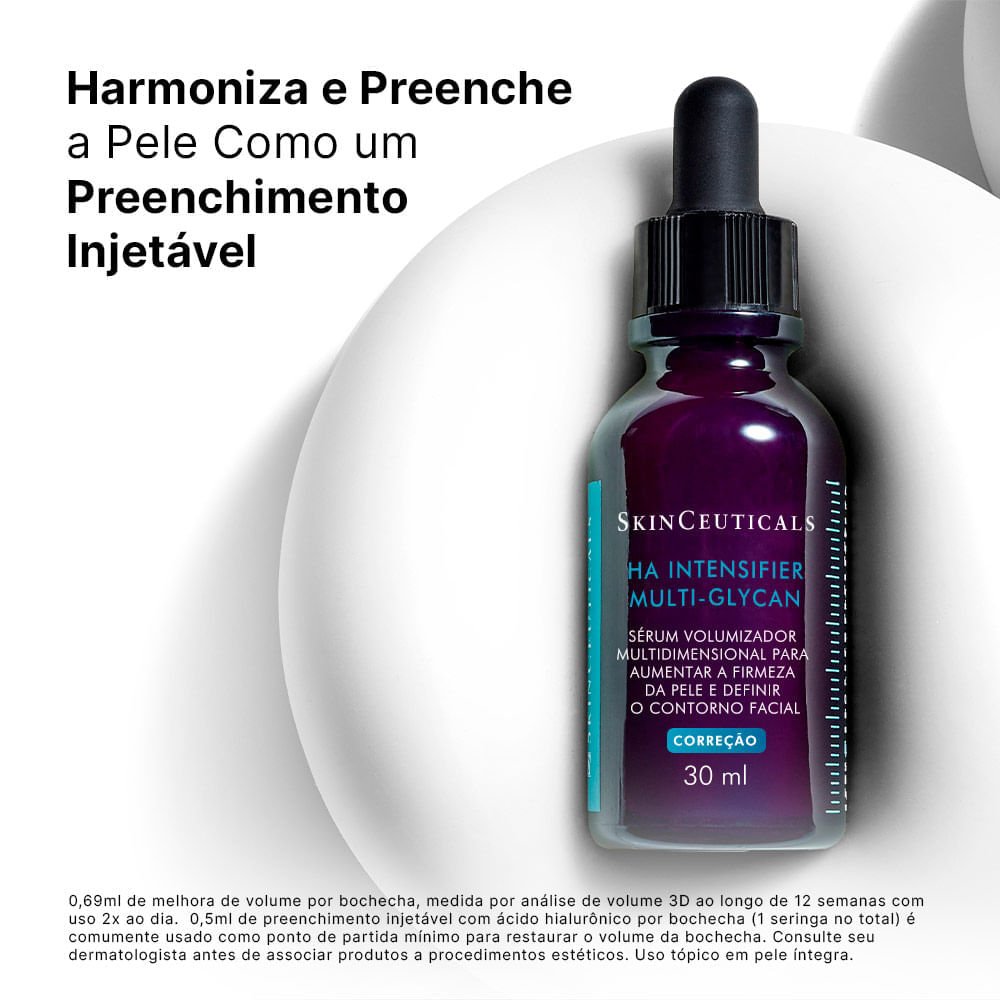 Miniatura Sérum Volumizador SkinCeuticals HA Intensifier Multi Glycan Correção 30ml