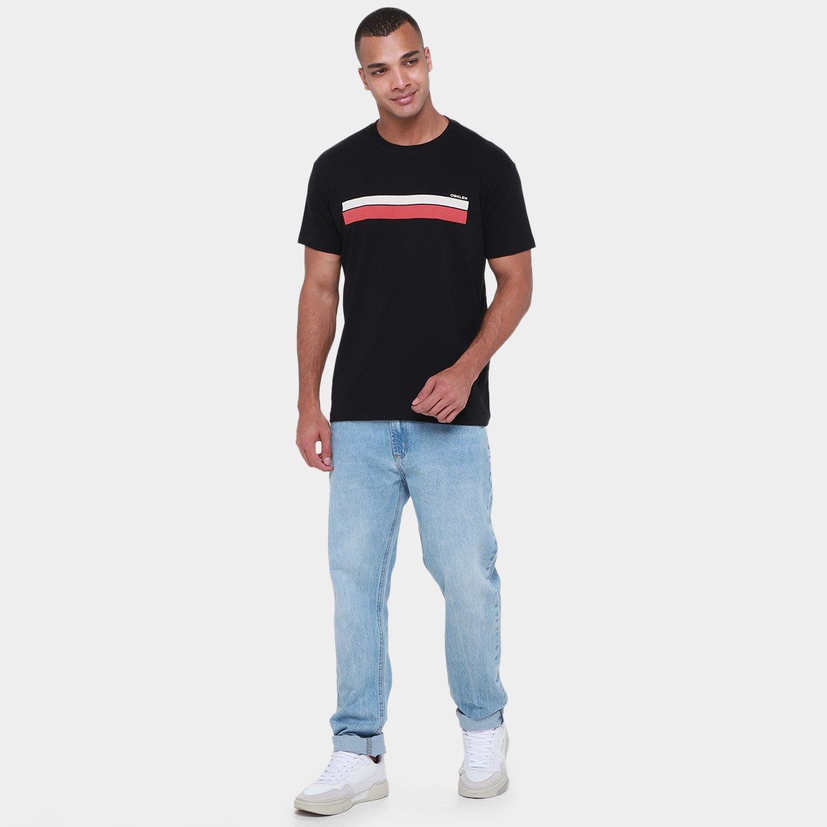 Miniatura Camiseta Osklen Vintage Masculina Preto - M