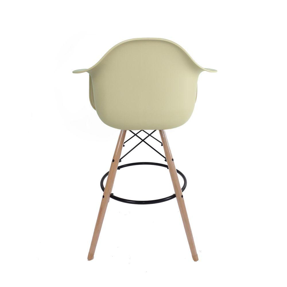 Miniatura Banqueta Eames Com Braço Fendi