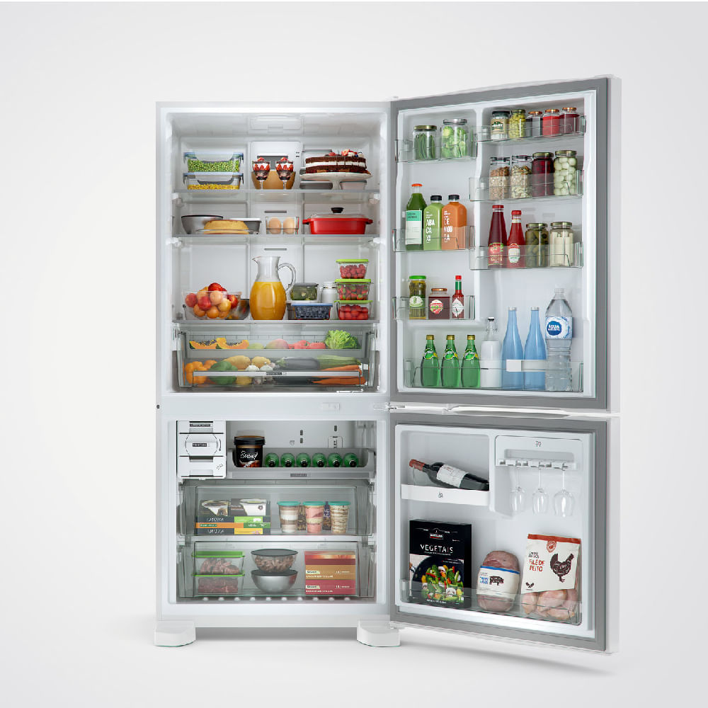 Geladeira Brastemp Frost Free Inverse 588 litros Branca com Smart Bar BRE85AB 110V