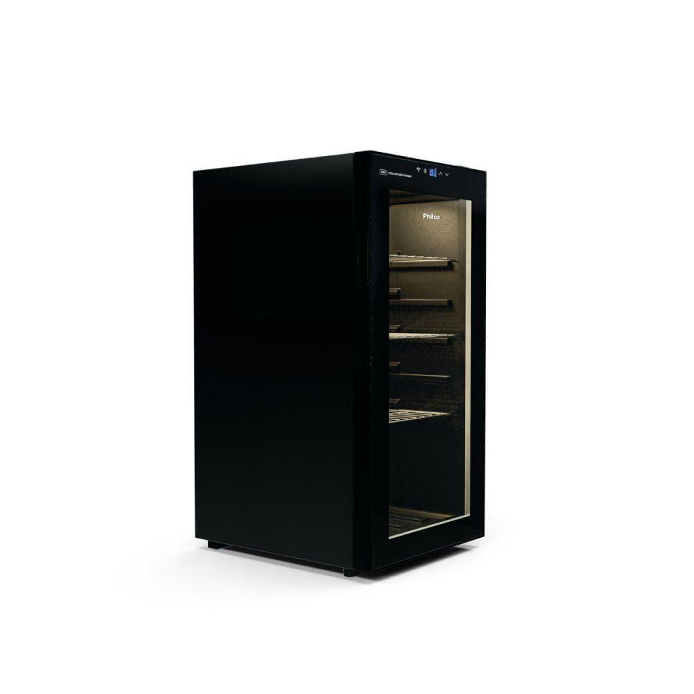 Miniatura Cervejeira Philco Preta Display Digital 91L 127V PCV142P