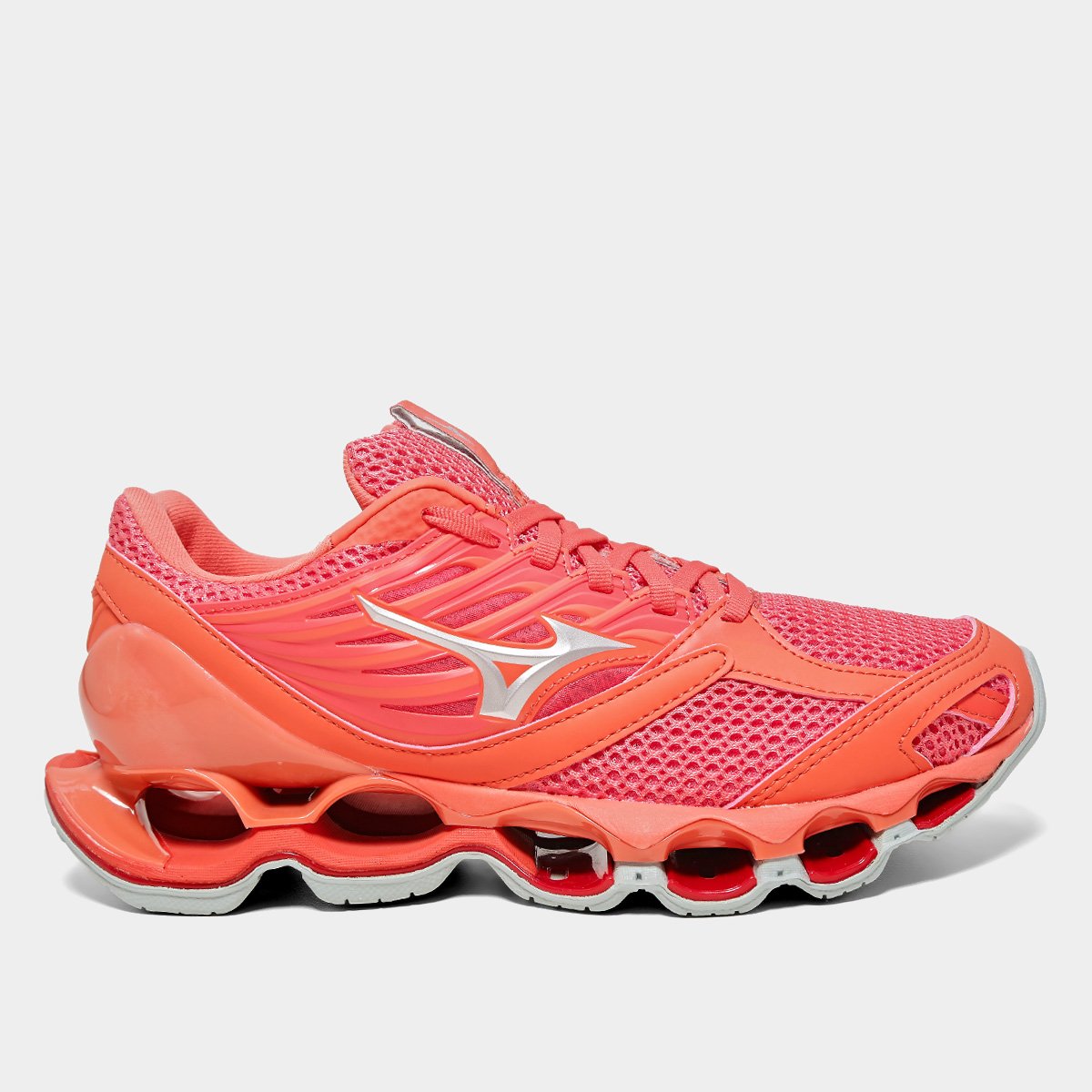 Miniatura Tênis Mizuno Wave Prophecy 13-S Feminino Rosa Claro - 34